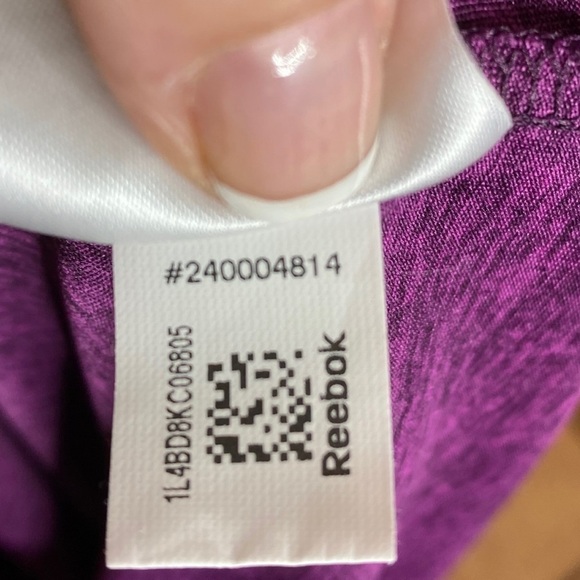 Reebok Speedwick Long Sleeve Breathable Top Purple - Picture 6 of 8